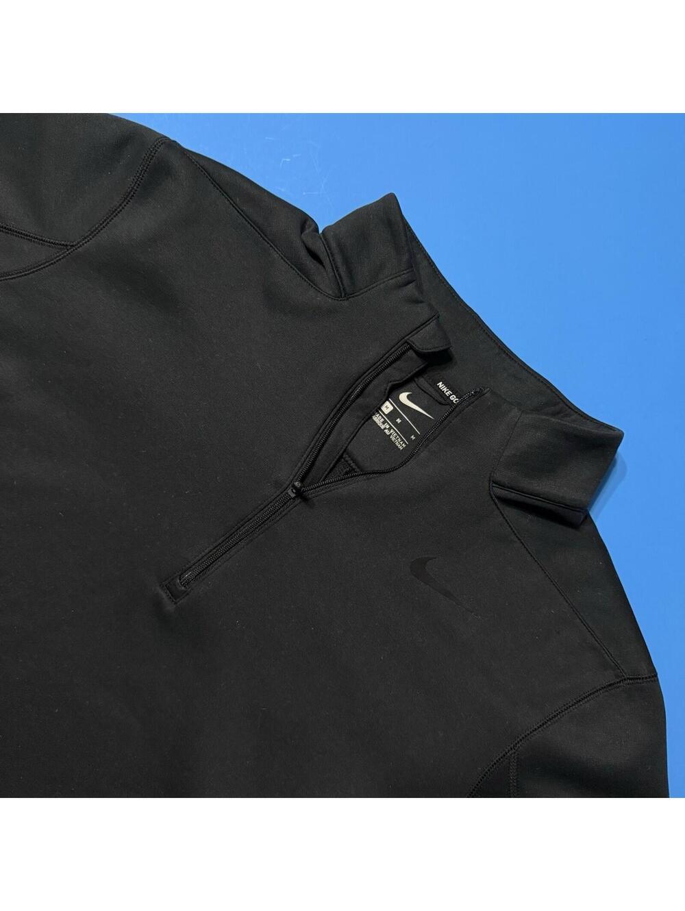 Nike Golf Victory Tour Therma-FIT 1/4 Zip Jacket Black 932350-010 Men’s Medium